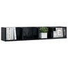 CD Wall Shelf 100cm Engineered Wood Living Room Cabinet Multi Colours vidaXL