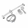 Adjustable Chrome Shower Slider Riser Rail Bar Kit Set Modern Head & Hose Holder