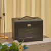 4 Layers Large Jewellery Boxes Storage Organizer Case Cabinet w/Portable Box
