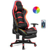 Ergonomic Gaming Chair Adjustable High Back Computer Chair W/ Remote Control LED