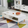 TV Cabinet Vintage TV Stand Console Table TV Unit Centre Table with Storage Cube
