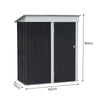 5x3ft Garden Storage Shed Bike Tools with Lockable Door,Sloped Roof, Inner Shelf