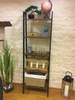 Industrial Shelving Unit Vintage Bookcase Metal Bookshelf Home Storage Furniture