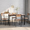 Dining Table and 2/4 Chairs Set 4/6 Seater Home Kitchen Dining Room Furniture