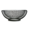 Mesh Fruit Bowl Basket Dinning Table Kitchen Vegetables Fruit Storage Rack Black