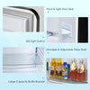 68L Compact Refrigerator Auto Defrost Table Top Mini Fridge & Cooler LED Light