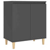 Slim Hallway Cabinet Cupboard Modern Side Table Console Narrow Unit Grey Small