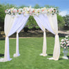 Perfect 2 in 1 Wedding Party Walk Through Flower Arch Circular Floral Archway