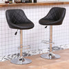 1/2/4/6x Bar Stools Gas Lift Swivel Faux Leather Kitchen Breakfast Counter Salon