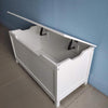 Large Wooden Toy Box Childrens Storage Bench Kids White Chest Playroom Toys Unit