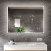 LED Illuminated Bathroom Mirror with Bluetooth Speaker Touch Sensor Demister Pad