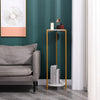 90cm Plant Stand 2/3-Tier Flower Holder Tall Side End Table with Golden Frame