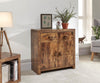 COMPACT SIDEBOARD MANGO CABINET CUPBOARD SHELVING STORAGE UNIT