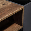 Modern Wooden Coffee Table With Storage Drawer Shelf Living Room Furniture QF