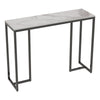 Elegant Marble Console Table Snack Entryway Table Home Office Corner Workbench