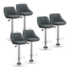 1/2/4/6x Bar Stools Gas Lift Swivel Faux Leather Kitchen Breakfast Counter Salon