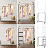 Luxury Cat Ears Double Bar Clothes Rail Racks Hanger Clothes Wardrobe Metal