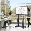 Ultra Heavy Duty Mobile 32-100 inch TV Stand Rolling TV Cart Mount with Wheels