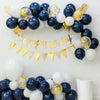 61Pcs Balloons Garland Arch Kit Latex Balloon White Blue Confetti Party Ballon