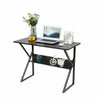 Home Office Computer Desk Study PC Writing Table Workstation 2 Shelf Furniture