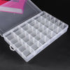 Clear Storage Organiser Compartment Craft Beads Jewellery Tool Box Case Durable