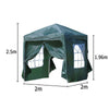 2X2 m Green Pop-up Gazebo Marquee Canopy Outdoor Garden Tent Waterproof