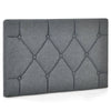 Upholstered Headboard Wall-mounted Sponge Padded Headboard Linen Fabric Surface