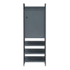 Open Wardrobe Clothes Organizer Closet Cupboard Bookshelf Grey Storage