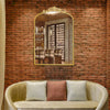 Large Arch Vintage Wall Mounted Mirror Bathroom Bedroom Makeup Dressing Mirror