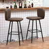 1/2/4/6x Bar Stools Gas Lift Swivel Faux Leather Kitchen Breakfast Counter Salon