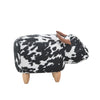 Animal Footstools Ottomans Faux Leather Padded Cushion Stool Pouffe Stool Kids