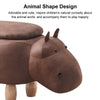 Upholstered Animal Shaped Ottoman Ride-on Footrest Stool Rest Seat TOY Kids New