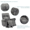 Electric Power Lift Recliner Chair Armchair Sofa Reclining Chair for Elderly QR