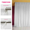 Large White Wedding Backdrop Drape Sheer Silk Curtain Engagement Bridal Studio