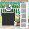 Outdoor Garden Storage Box Waterproof Patio Utility Chest Plastic Lid Container