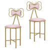 Set of 1/2 Vanity Chair Thicken Padded Lounge Dresser Seat Makeup Stool for Girl