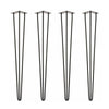 4pcs Hairpin Legs Industrial Metal Hair Pin Table Leg Set Coffee Desk Furniture