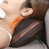 Electric Lumbar Neck Back Massage Pillow Massager 16 Kneading Cushion Heat Home