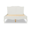 4ft6 Double Bed Antique White Quality French Bed Frame Romance Bedroom Furniture