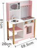 Kids Large Wooden Play Kitchen Children Role Play Pretend Cooking Toys Set Gift