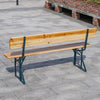 2X Trestle Long Benches Outdoor Garden Bench Picnic Dining Bear Seat Chair 5.5ft