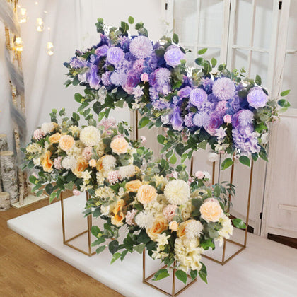 50/100CM DIY Wedding Silk Flower Wall Arrangement Arch Row Backdrop Home Decor