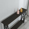Morden 2 Tiers Console Table Entryway Hallway Table With Shelf Side Table