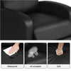 Recliner Chair Adjustable Leather Sofa Living Room Armchair for Home Bedroom