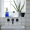 450ml Lotion Liquid Soap Dispenser Bathroom Kitchen Sink Accessory Glass Vintage
