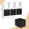 2 Tier 6Cubes Book Shelves Storage Shelf Bookcase Display Unit Organizer