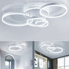 Cool White Chandelier LED Lamp Ring Frame Ceiling Light LivingRoom Pendant Light