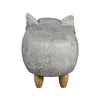 Upholstered Animal Shaped Ottoman Ride-on Footrest Stool Rest Seat TOY Kids New