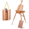 Folding Wooden Easel Portable Tripod Easel Indoor Outdoor Painting Adjustable