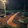 8FT Garden Straight Hardwood Pathway Outdoor Decorative Boardwalk Beach Wedding